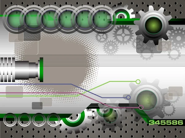 Hightech-Hintergrund — Stockvektor