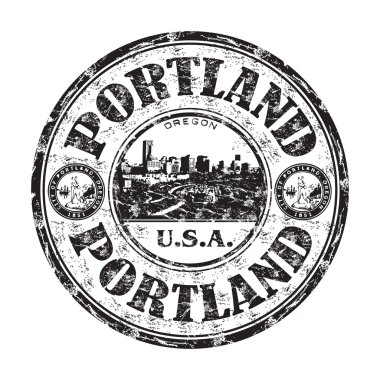 Portland grunge lastik damgası
