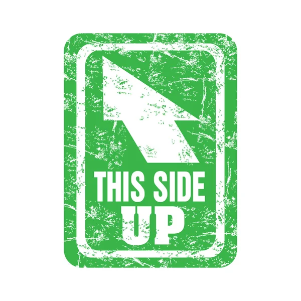 This side up — Stock Vector