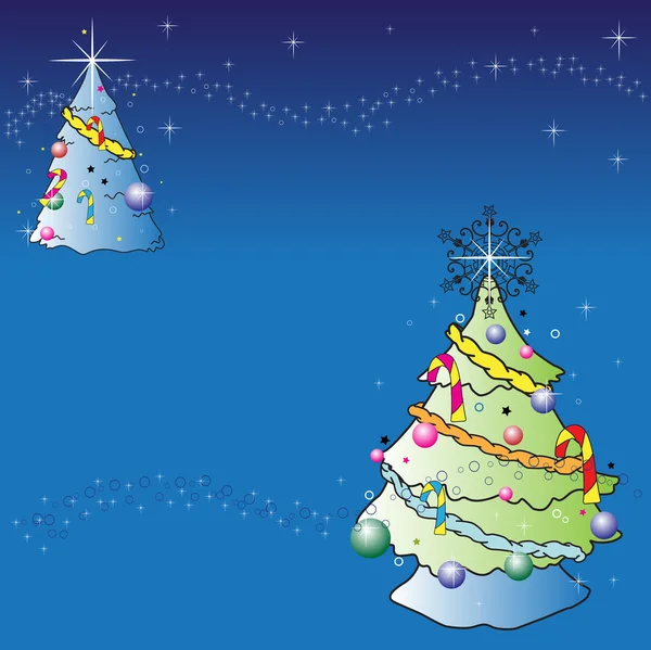 Vánoční stromky — Stockový vektor