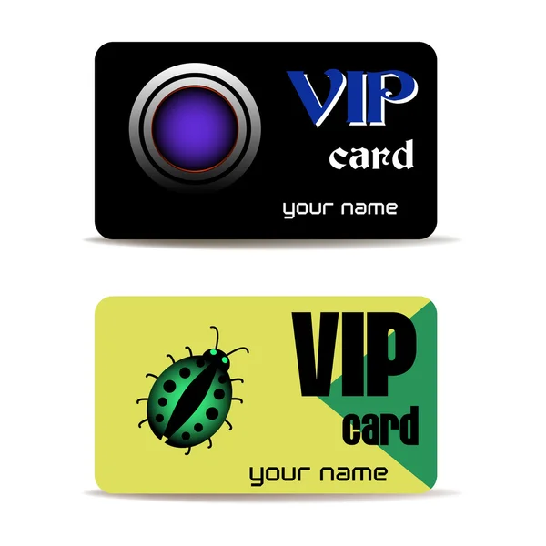 VIP cards — Stock Vector