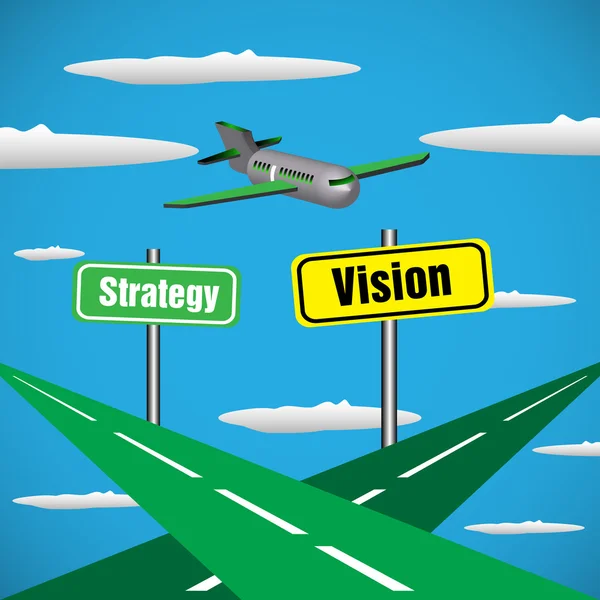Vision et stratégie — Image vectorielle