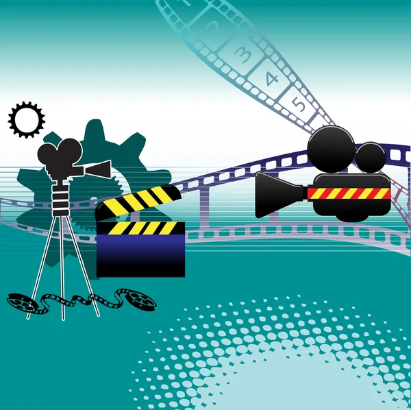 Tema del cinema — Vettoriale Stock