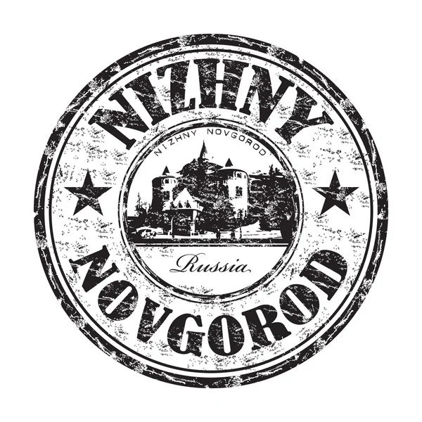 Sello de goma grunge Nizhny Novgorod — Vector de stock