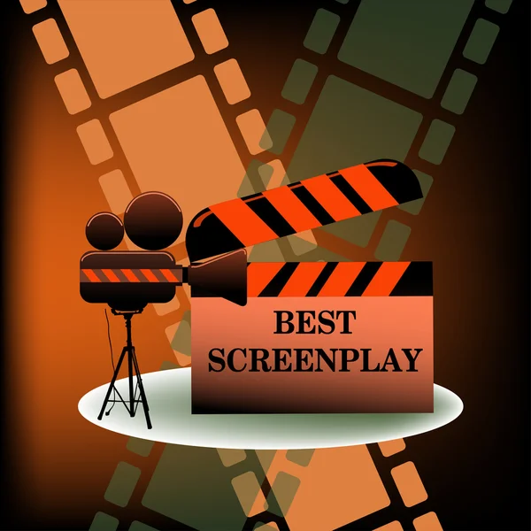 Best screenplay — Stock Vector