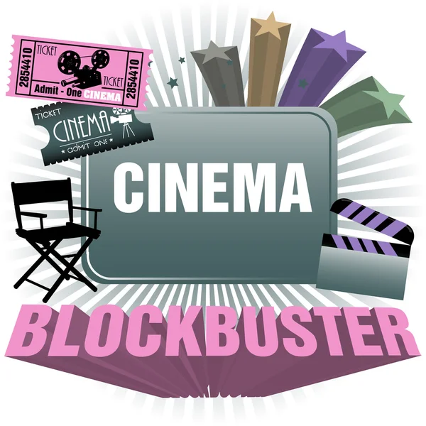 Blockbuster. — Vetor de Stock