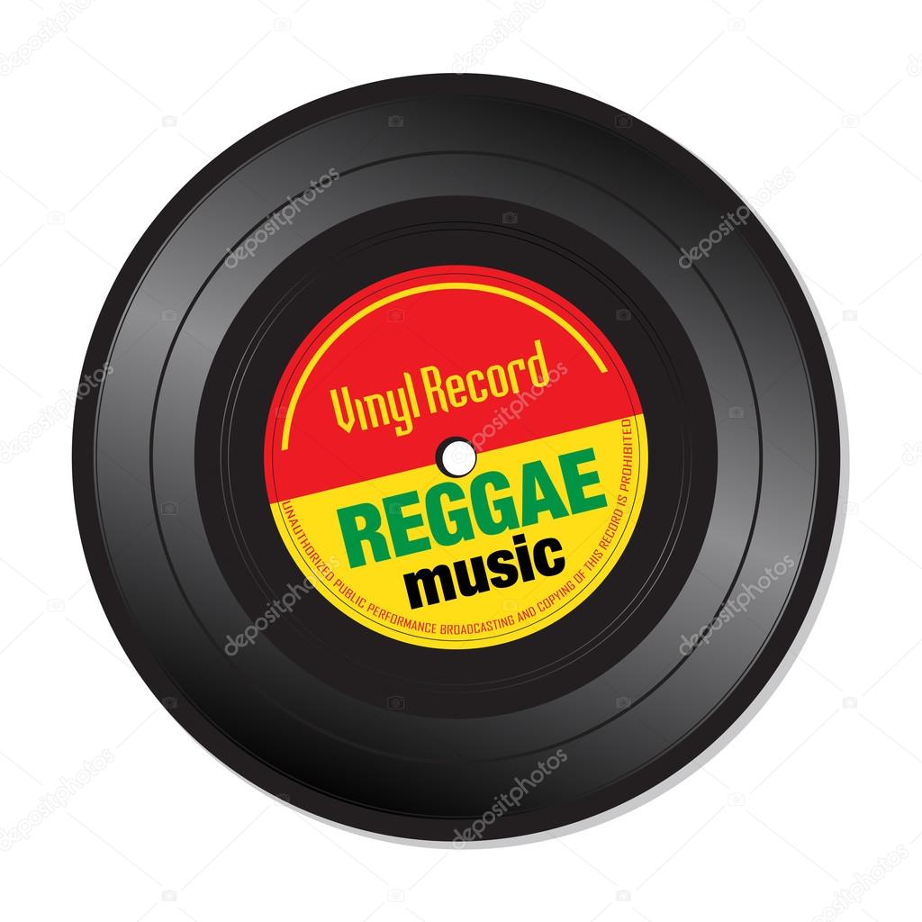 Reggae music vinyl record