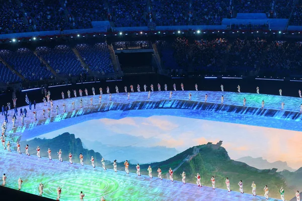 Peking Kina Februari 2022 Öppningsceremoni Vinter — Stockfoto
