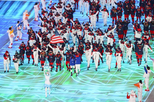 Pekin Çin Şubat 2022 Kış Olimpiyat Oyununun Açılış Töreni Telifsiz Stok Imajlar