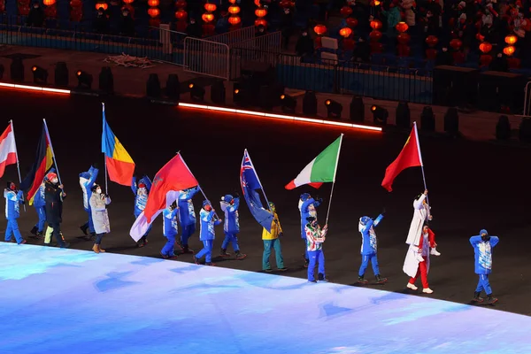 Peking Kina Februari 2022 Avslutningsceremoni För Olympiska Vinterspelen Peking 202 — Stockfoto