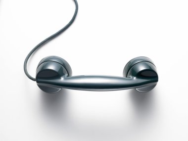 eski bir yeşil telefon alıcısı