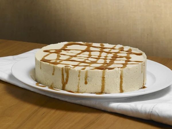 Bolo de chocolate de caramelo — Fotografia de Stock