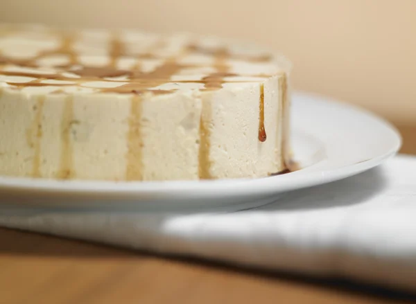 Bolo de chocolate de caramelo — Fotografia de Stock