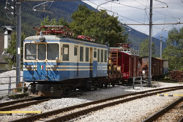 Σιδηροδρομικό σταθμό της Σάντα Μαρία Ματζόρε στην Ιταλία Εικόνα Αρχείου