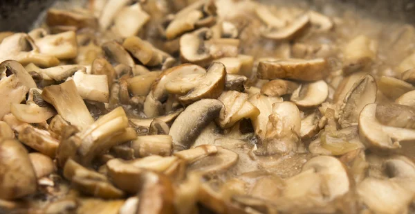 Жареные грибы — стоковое фото