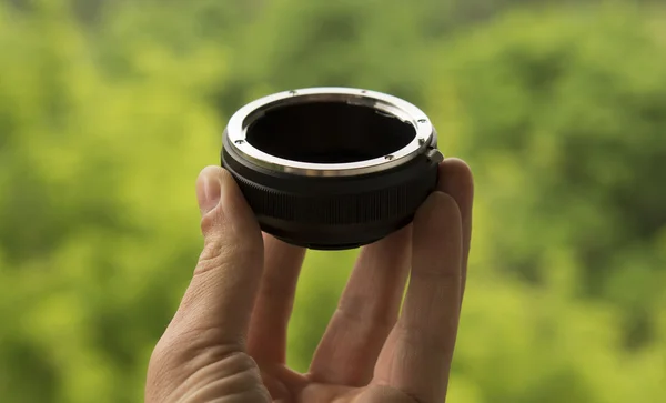 Кольцо адаптера для камеры — стоковое фото