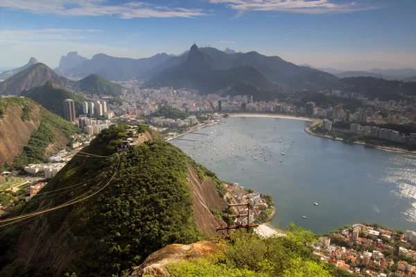 Bir Rio de janeiro hills — Stockfoto