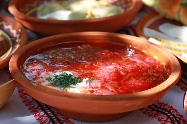 geleneksel Ukrayna yemeği
