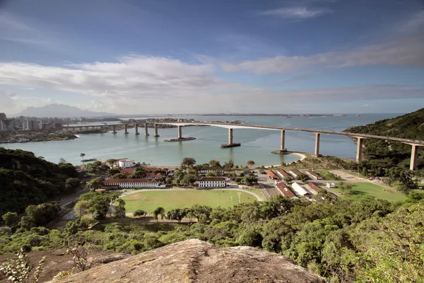 テルセイラ島橋、ビトリア、ブラジル ストック画像