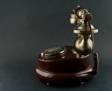 eski vintage telefon