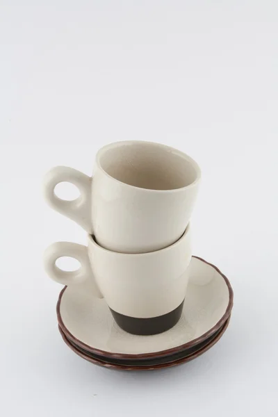 Cups and saucers — Stock Photo, Image