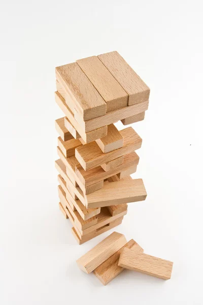 Jenga de madera — Foto de Stock