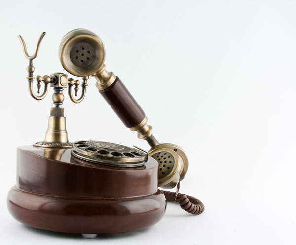 Старый винтажный телефон
