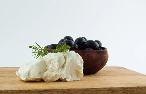 zeytin ve beyaz peynir