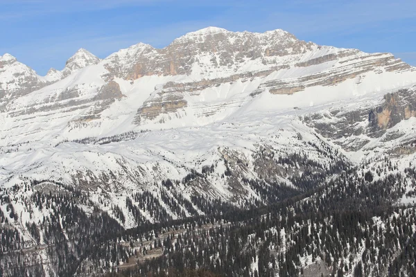 Snow-capped peaks landcape — Stock Photo, Image