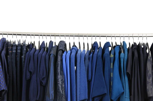 Clothing hanging as display — Stock Photo, Image