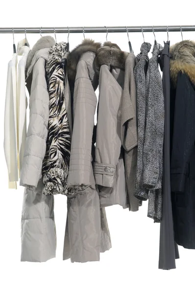 Kläder rack display — Stockfoto