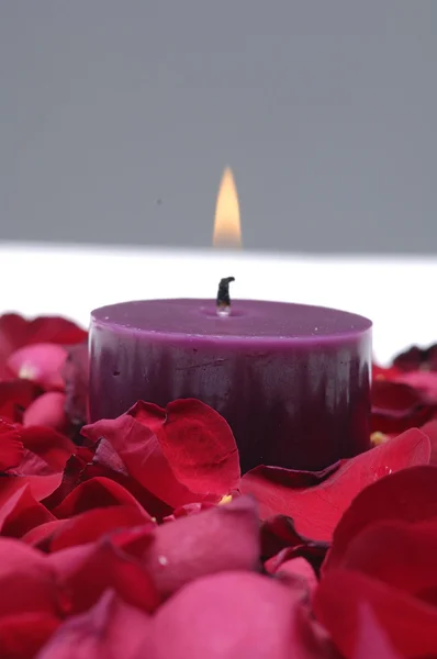 Spa candle — Stock Photo, Image