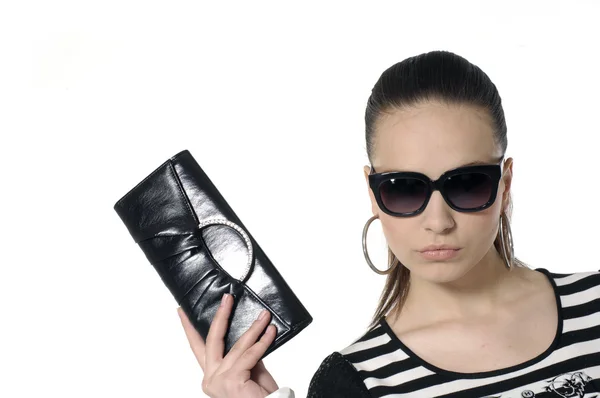 Woman with sunglasses — Stock Photo, Image