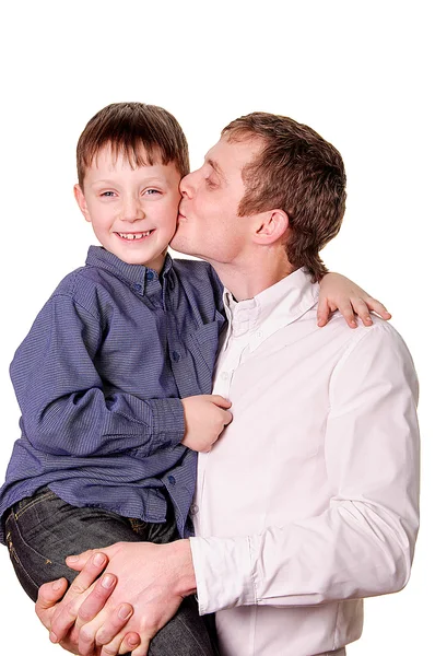 Man holding a son — Stock Photo, Image