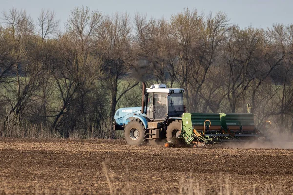 Trabalho Agrícola Negócios Agrícolas Cultivo Terrestre — Fotografia de Stock