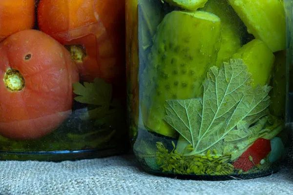 Comida Para Inverno Produtos Preparados Para Inverno — Fotografia de Stock