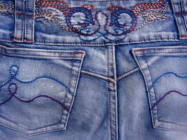 Klassische Jeans Textur — Stockfoto