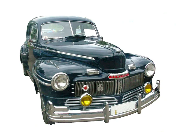 Black retro car — Stock Photo, Image