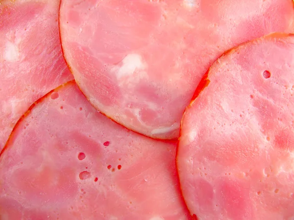 Slices of ham — Stock Photo, Image