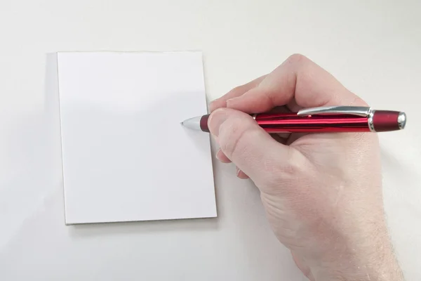 Writing Note — Stock Photo, Image