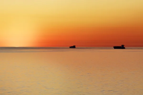 Güneş ayarı içine — Stok fotoğraf