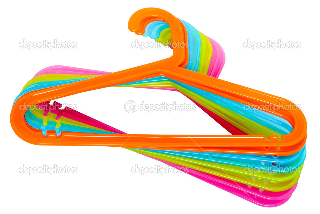 colored hangers