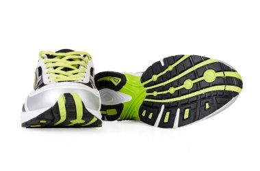 beyaz spor ayakkabı beyaz izole