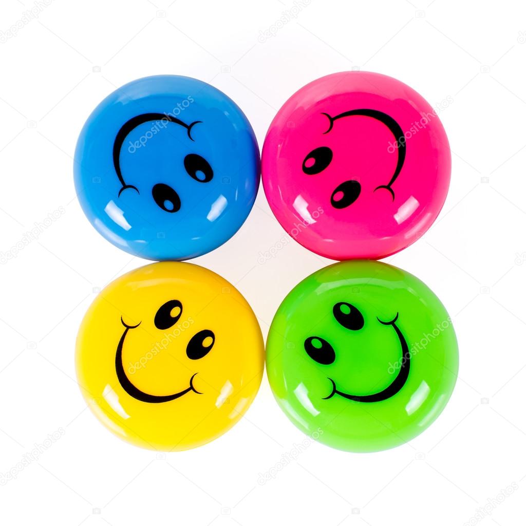 Colorful smileys