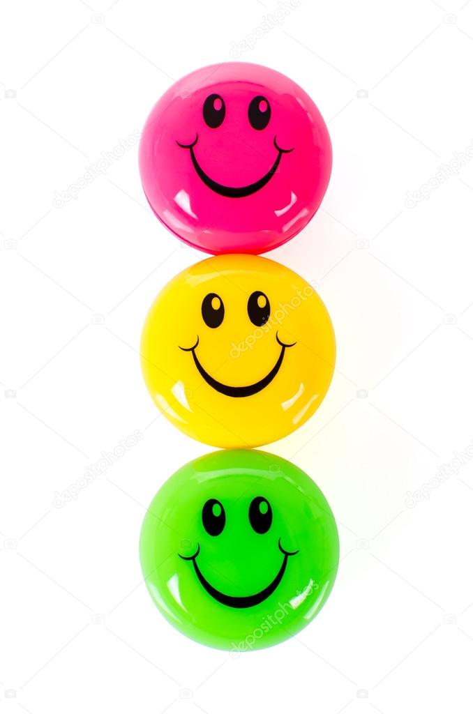 Colorful smileys
