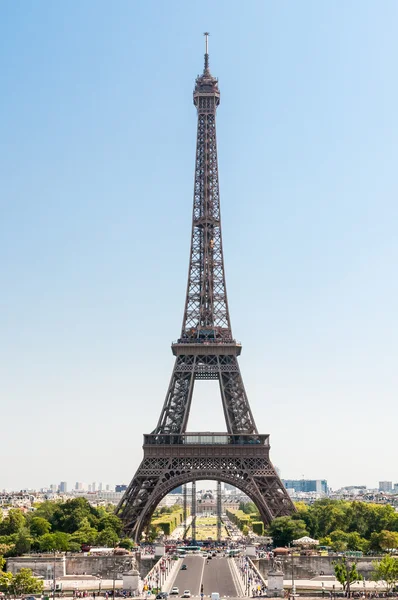 Wieża Eiffla w Paryżu Francja — Zdjęcie stockowe