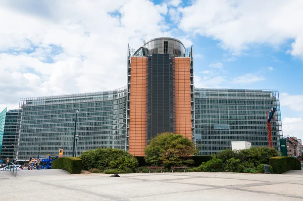 Europese Commissie gebouw in Brussel, België Stockfoto