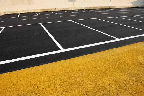 A newly painted parking lot — Stock Photo, Image
