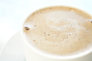 taze köpüklü Cafe latte beyaz kahve Kupası