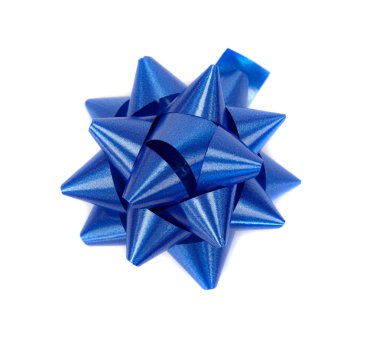 Mavi Noel tinsel dekorasyon